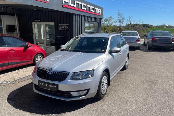Sølv Skoda Octavia fra 2013