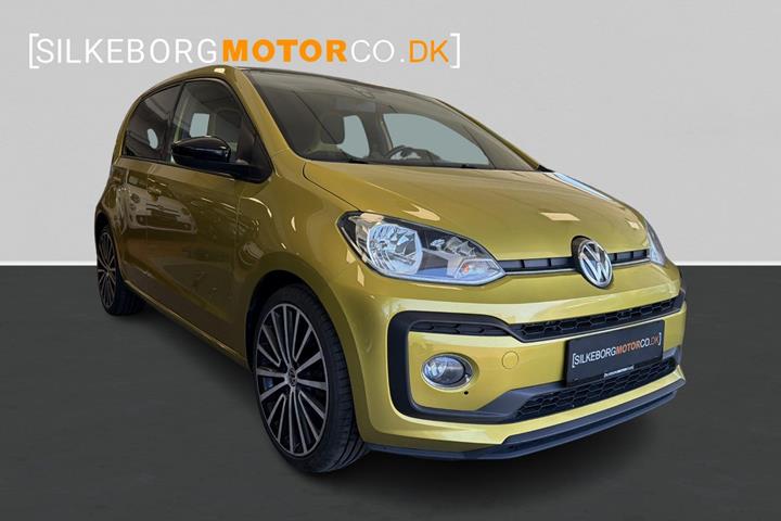 Gul VW UP! fra 2017