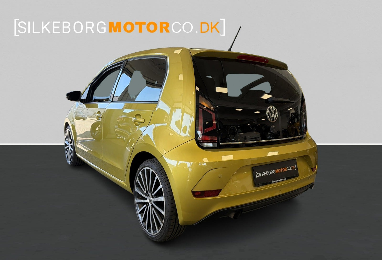 Gul VW UP! fra 2017