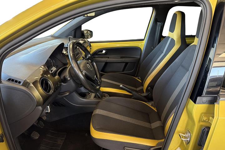 Gul VW UP! fra 2017