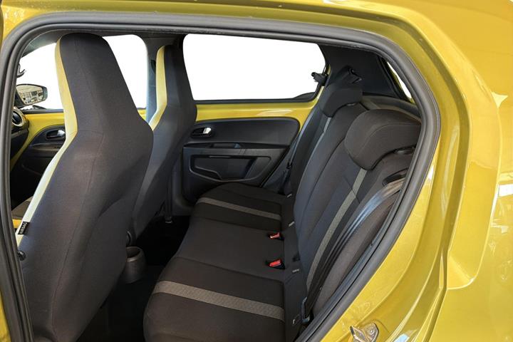 Gul VW UP! fra 2017