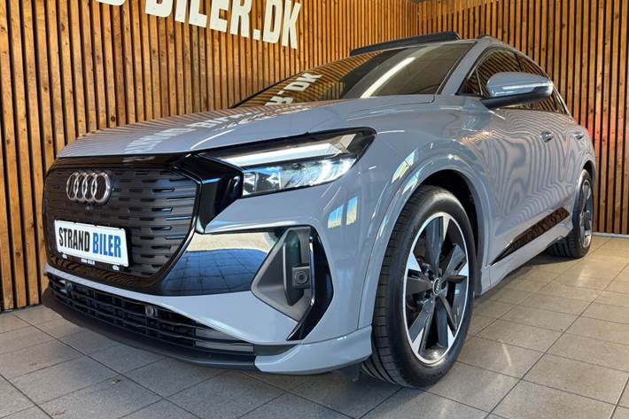 Grå Audi Q4 e-tron fra 2022