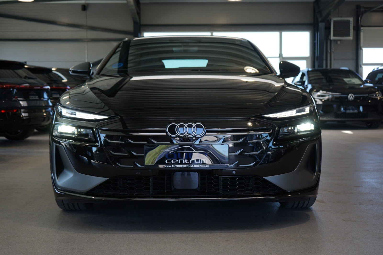 Sort Audi A6 e-tron fra 2025