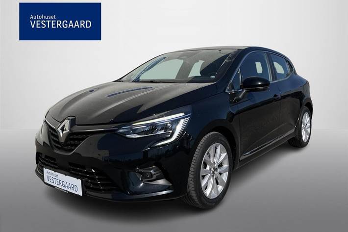 Sort Renault Clio V fra 2020 set udefra
