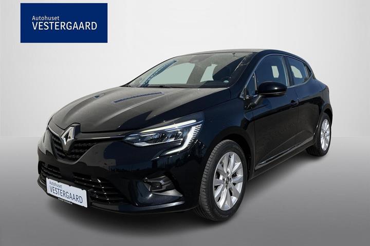 Sort Renault Clio V fra 2020 set udefra