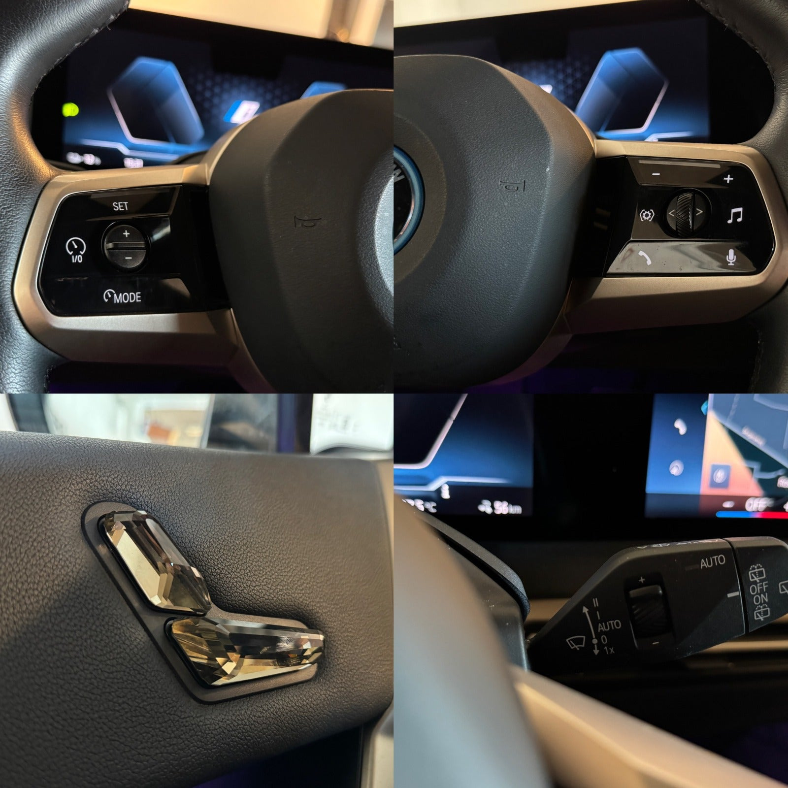 Grå BMW iX fra 2023