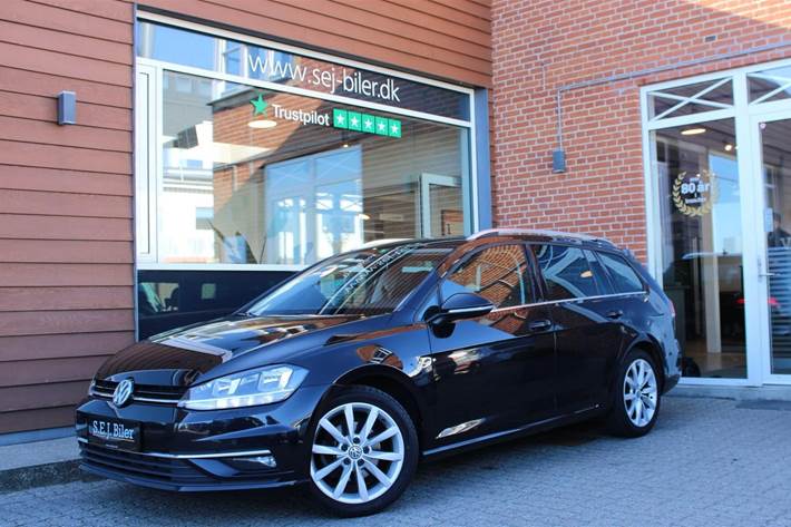 Sort VW Golf VII fra 2019