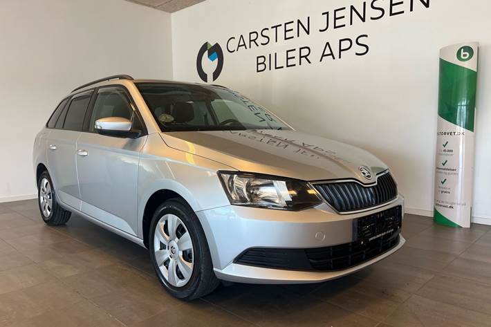 Sølv Skoda Fabia fra 2018