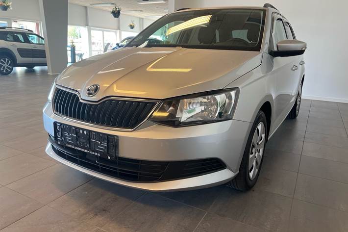 Sølv Skoda Fabia fra 2018