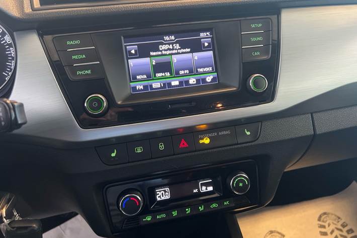 Sølv Skoda Fabia fra 2018
