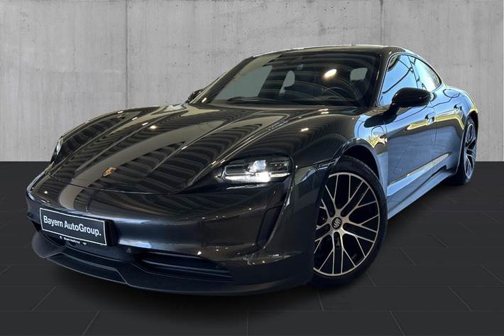 Grå Porsche Taycan fra 2021