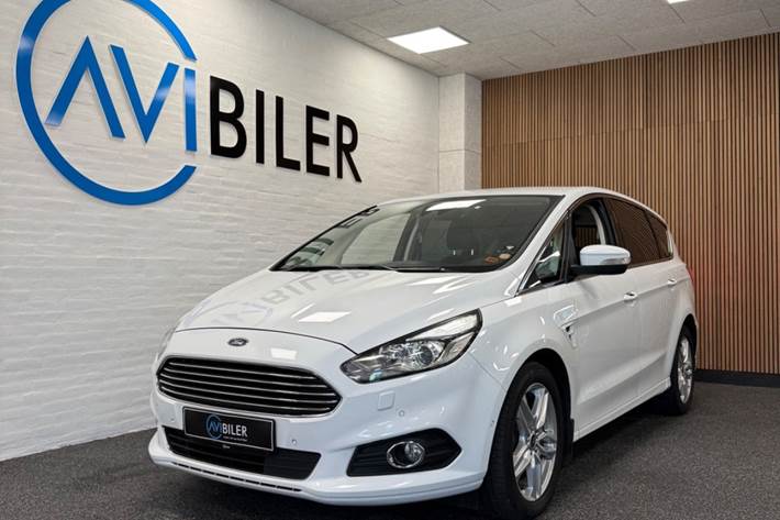 Hvid Ford S-MAX fra 2018