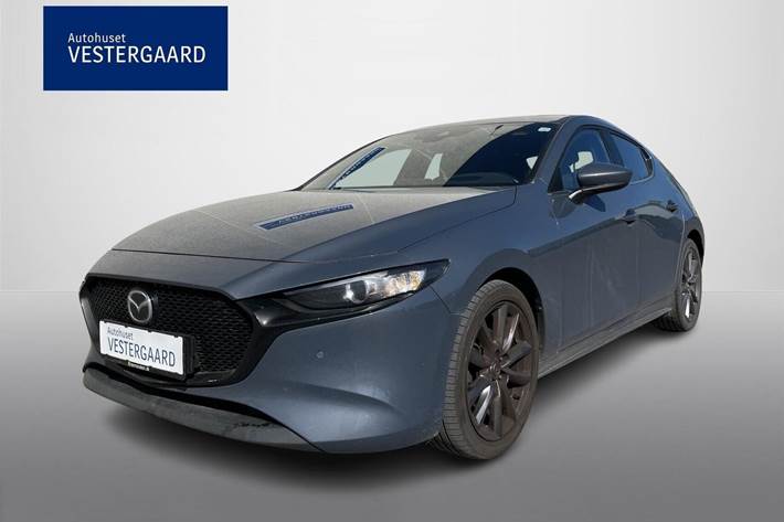 Grå Mazda 3 fra 2022