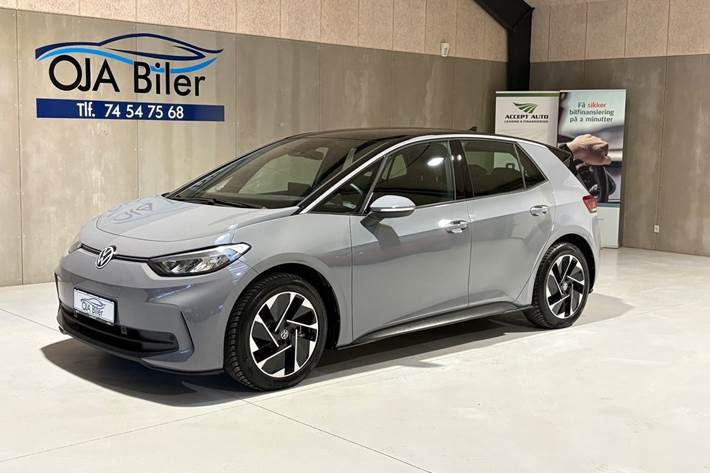 Grå VW ID.3 fra 2023