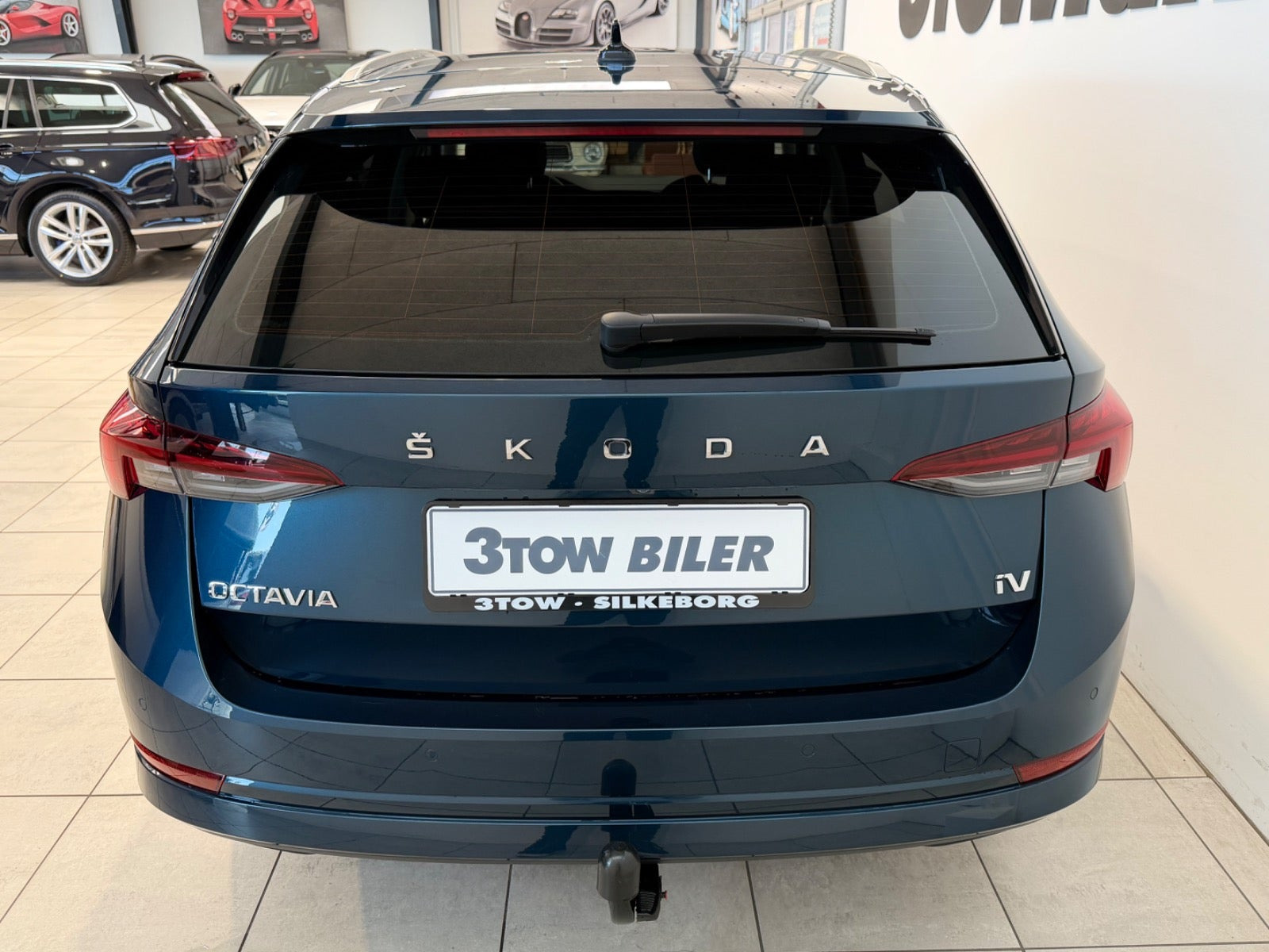 Blå Skoda Octavia fra 2021