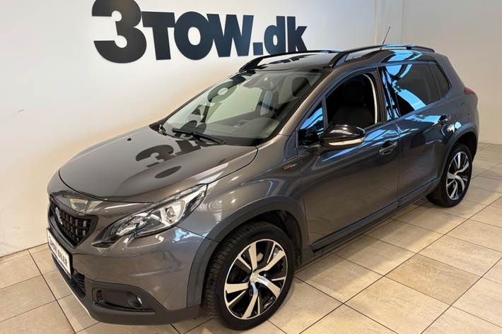 Grå Peugeot 2008 fra 2019