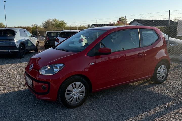 Rød VW UP! fra 2013