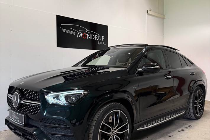 Grøn Mercedes GLE350 e fra 2021