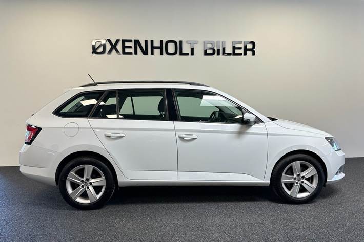 Hvid Skoda Fabia fra 2016