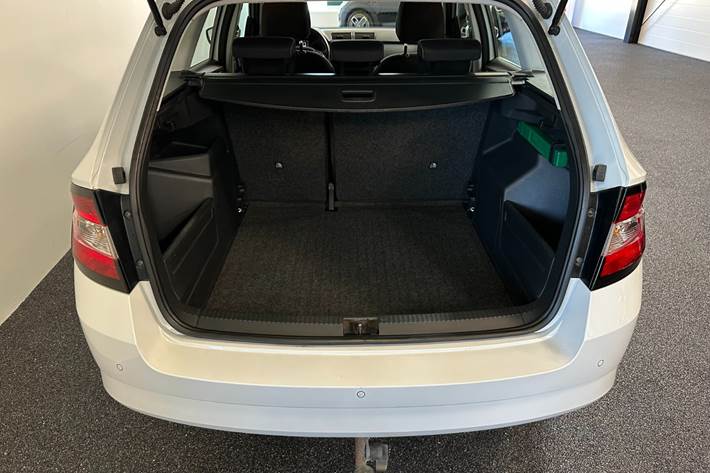 Hvid Skoda Fabia fra 2016
