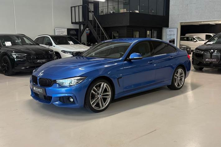 Blå BMW 430d fra 2019