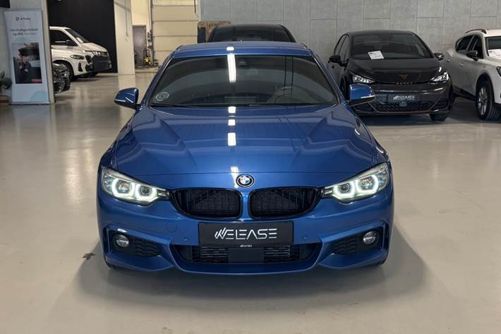 Blå BMW 430d fra 2019