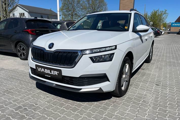 Hvid Skoda Kamiq fra 2021