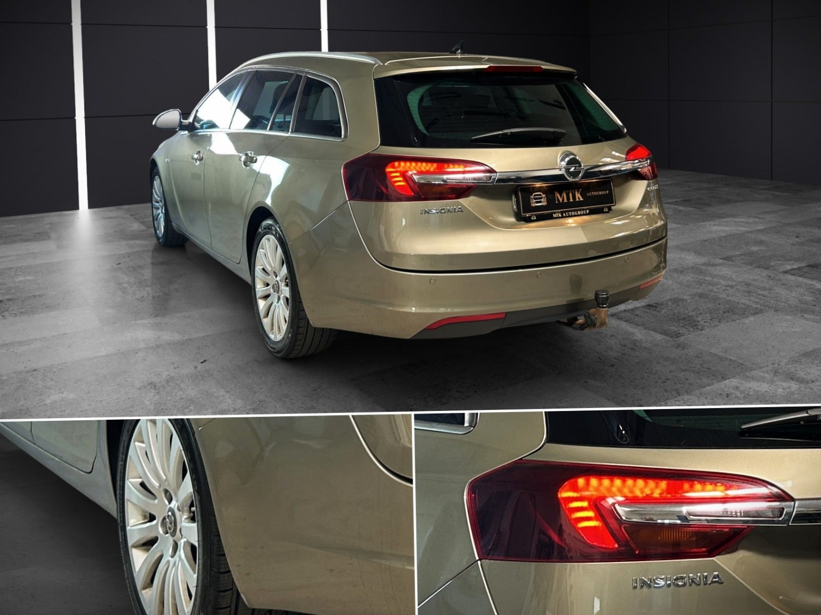 Orange Opel Insignia fra 2014