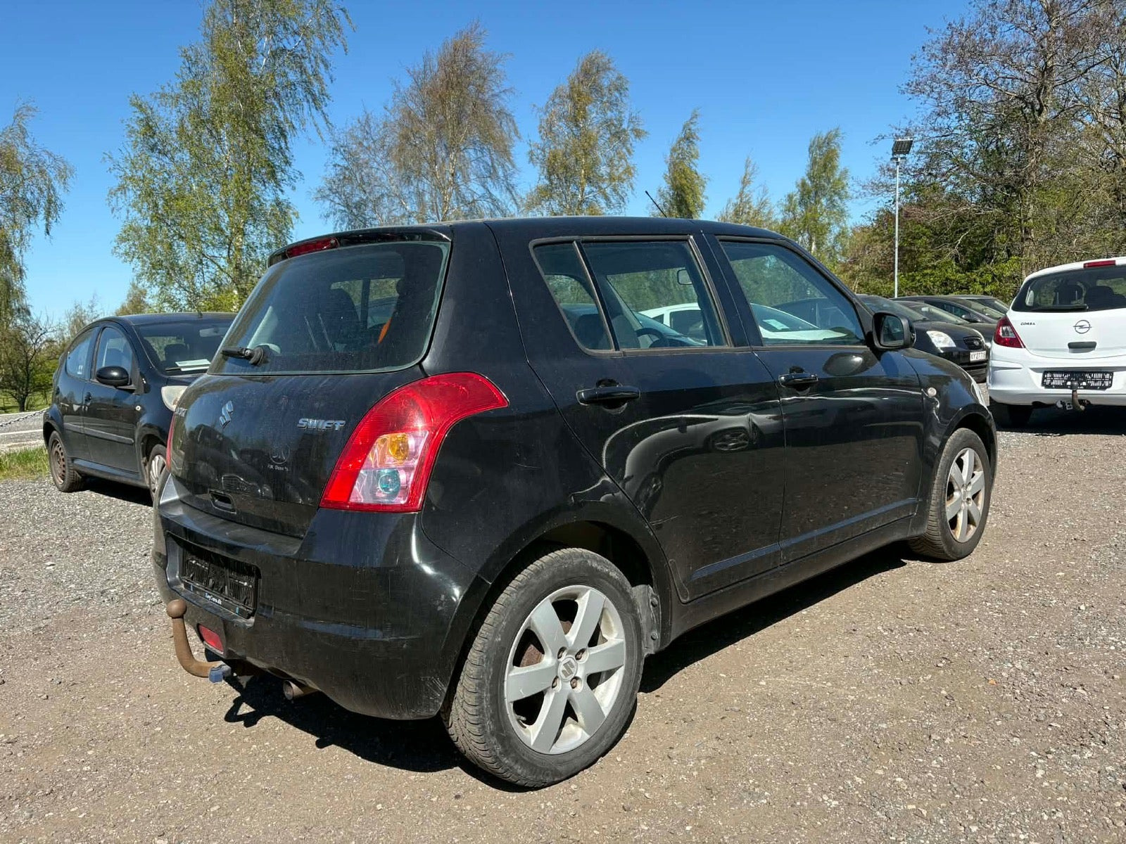 Sort Suzuki Swift fra 2008