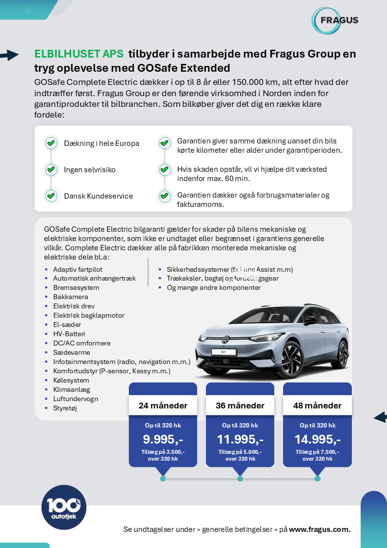 Rød Mercedes EQA250 fra 2023