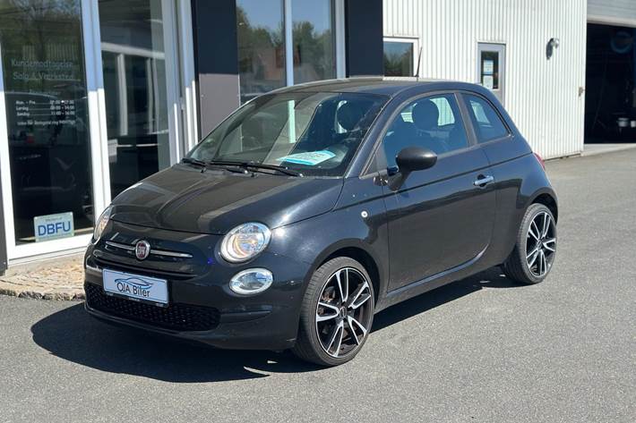 Sort Fiat 500 fra 2020