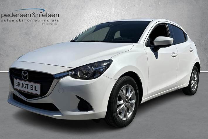 Hvid Mazda 2 fra 2019