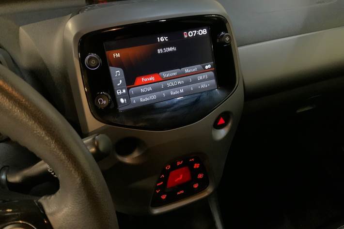 Sort Toyota Aygo fra 2020