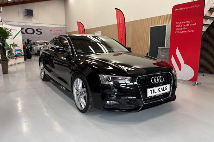 Sort Audi A5 fra 2016