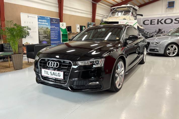 Sort Audi A5 fra 2016