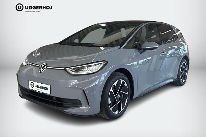 Grå VW ID.3 fra 2024 set udefra