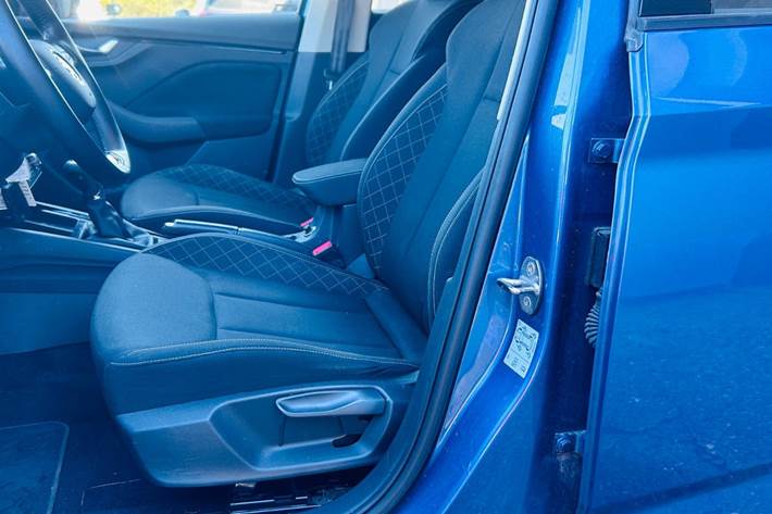 Blå Skoda Scala fra 2022