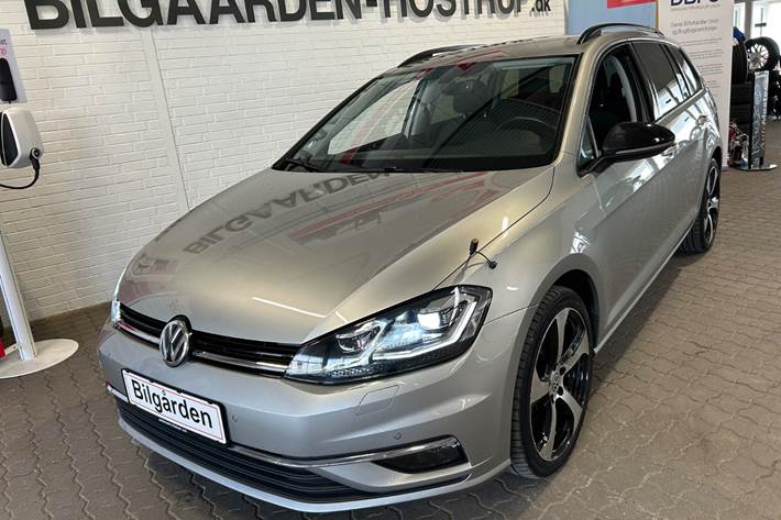 Sølv VW Golf VII fra 2018