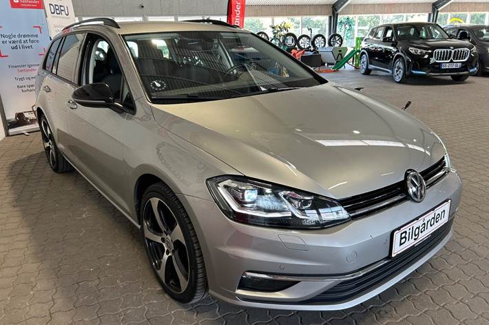 Sølv VW Golf VII fra 2018