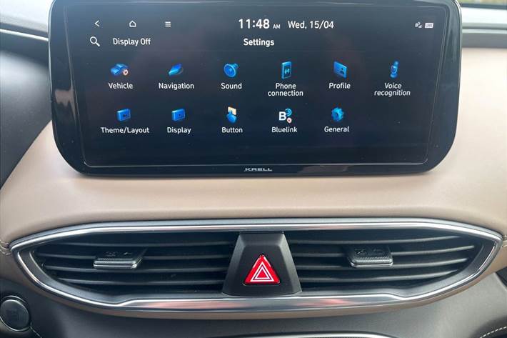 Sort Hyundai Santa Fe fra 2021
