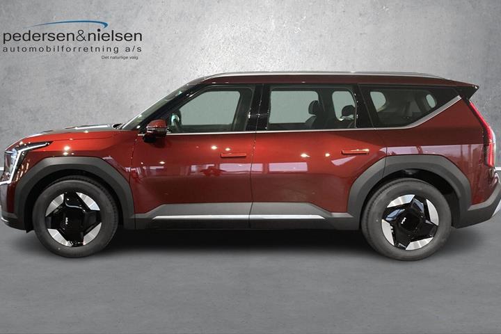 Rød Kia EV9 fra 2026
