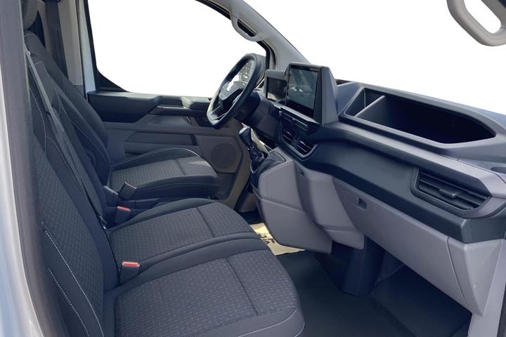 Hvid Ford Transit Custom fra 2025
