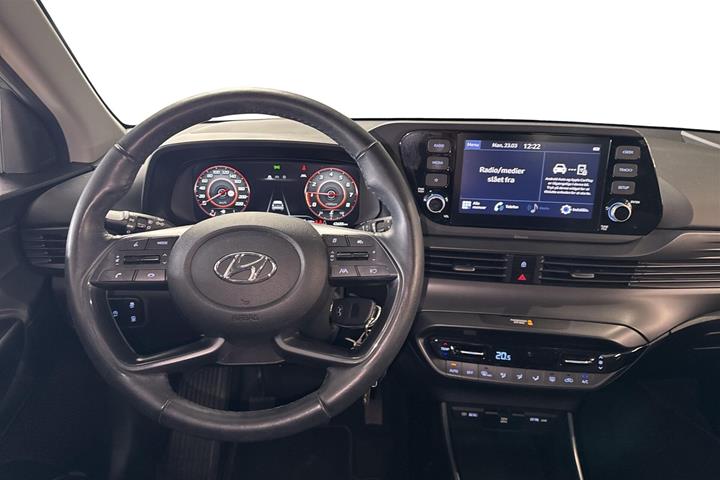 Grøn Hyundai i20 fra 2022