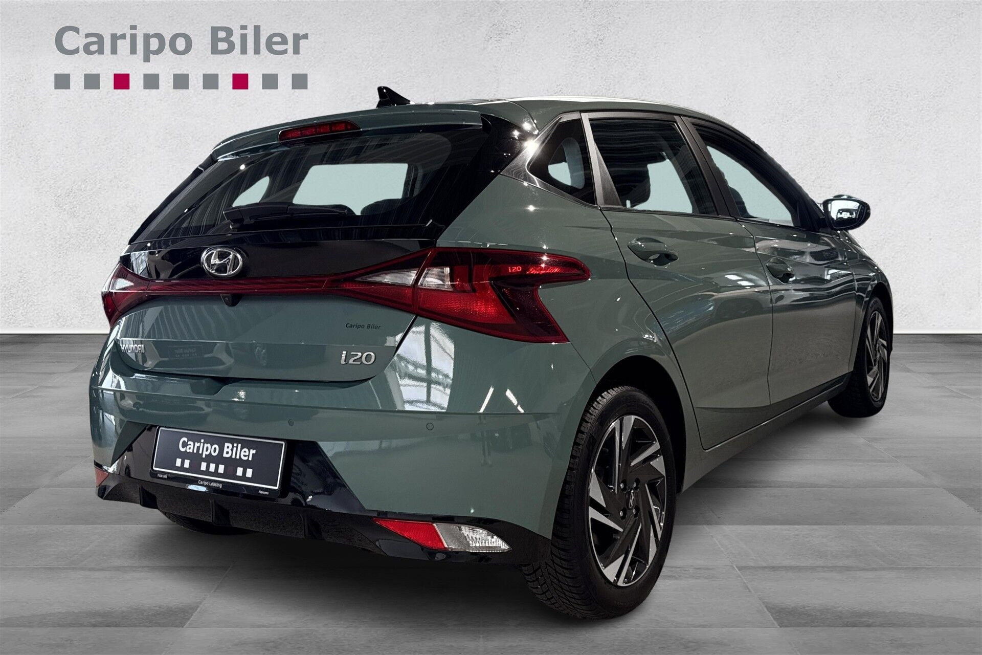 Grøn Hyundai i20 fra 2022