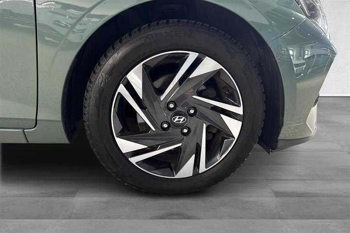 Grøn Hyundai i20 fra 2022