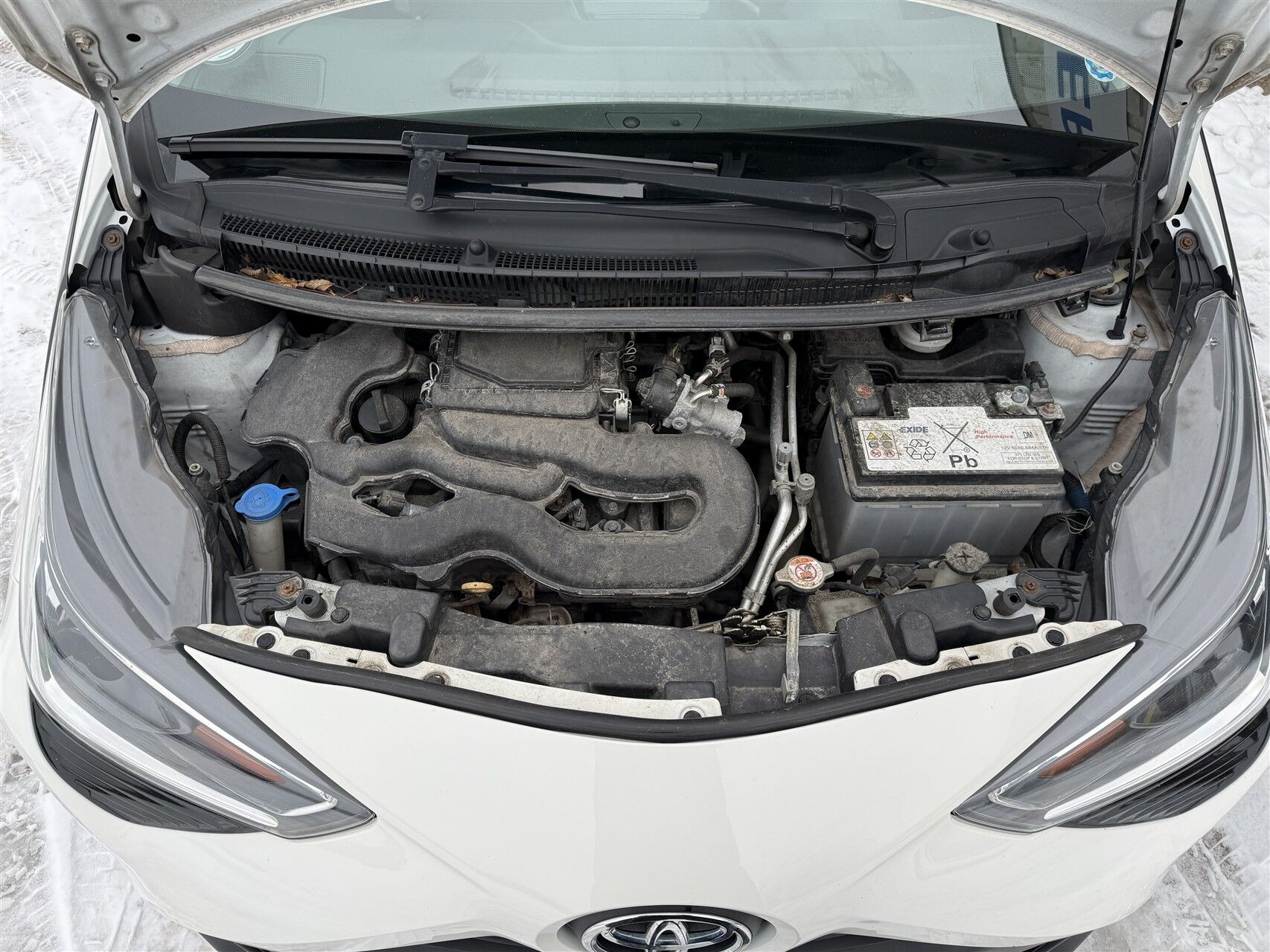 Hvid Toyota Aygo fra 2020