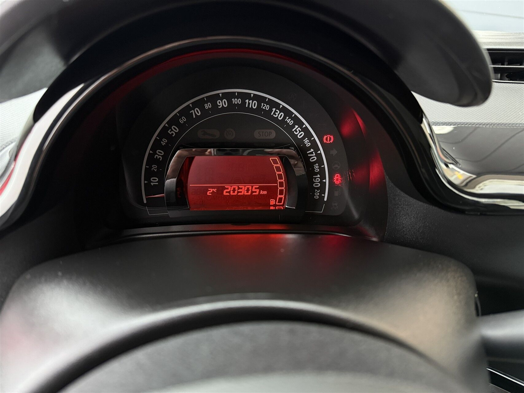 Rød Renault Twingo fra 2019