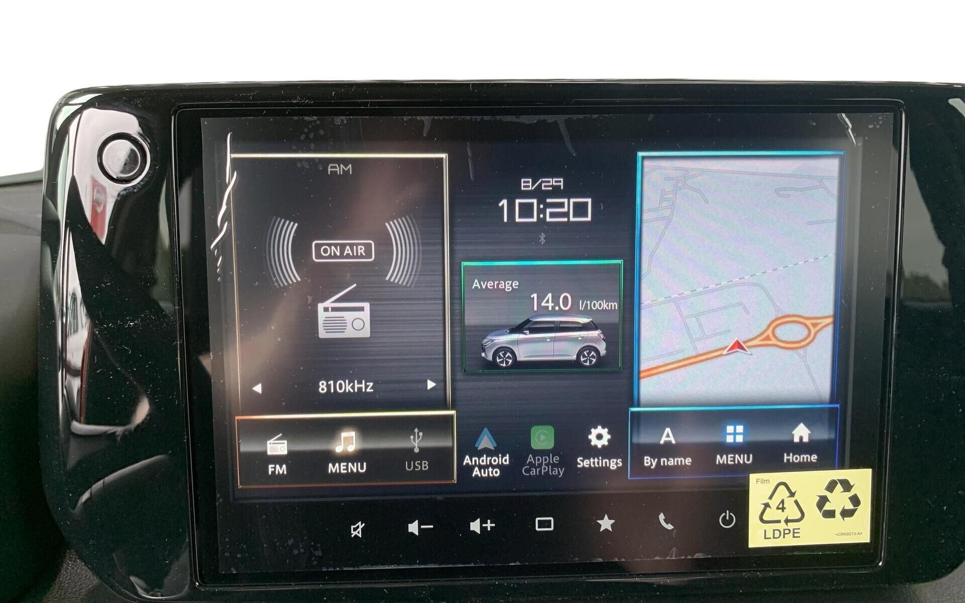 Rød Suzuki Swift fra 2025