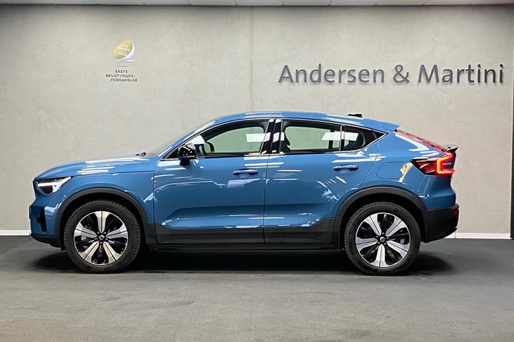 Blå Volvo C40 fra 2022