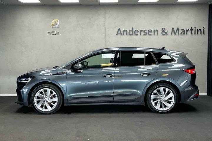 Grå Skoda Enyaq iV fra 2021